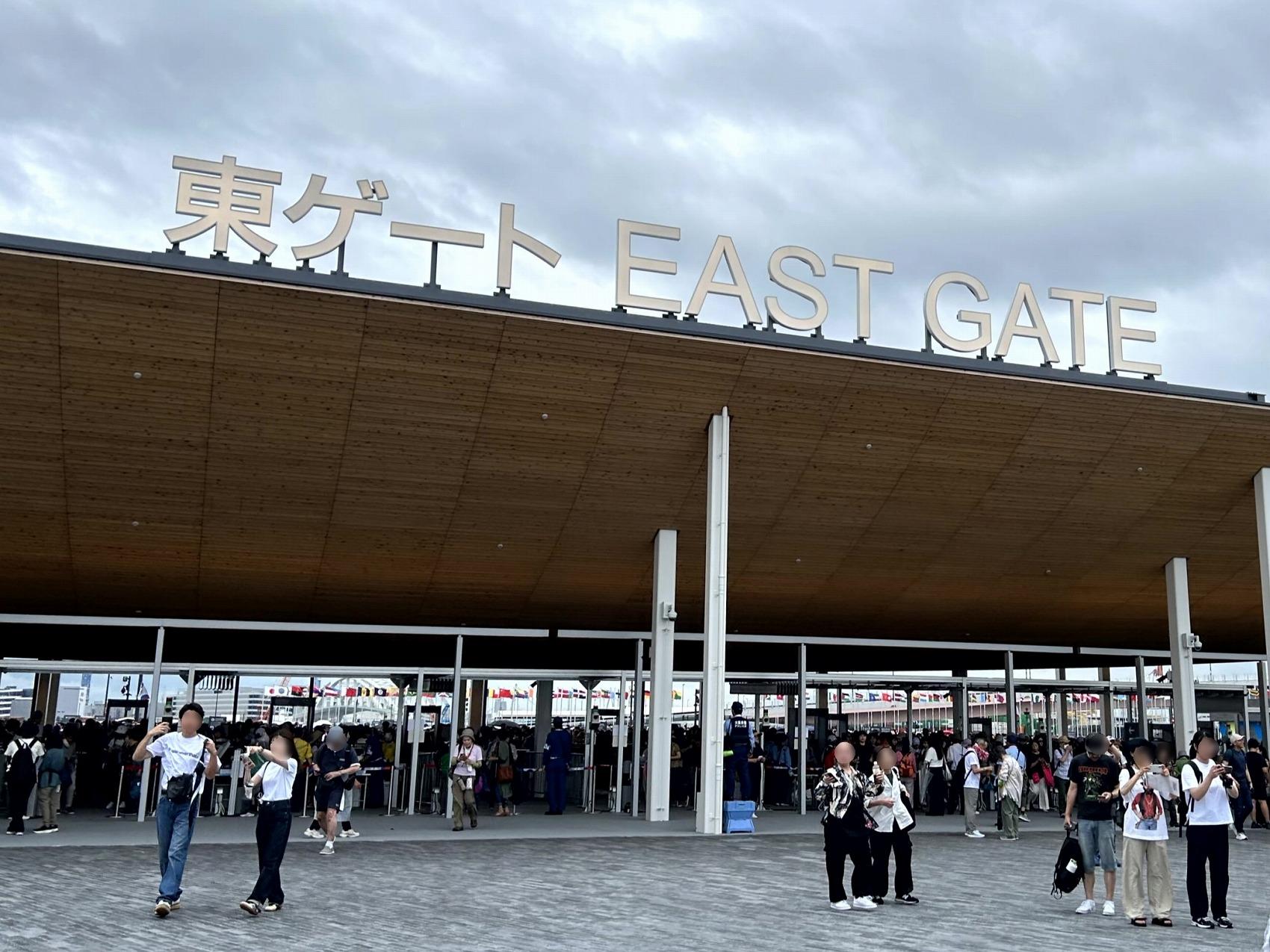 万博旅2・ほぼ予約時間に東ゲートから入場♪